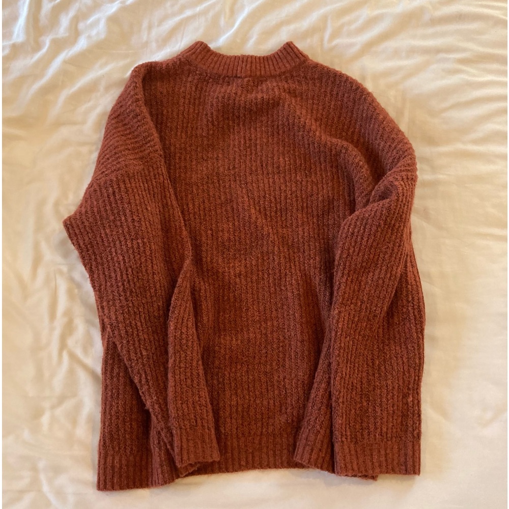 American Eagle Burnt Orange Oversized Sweater